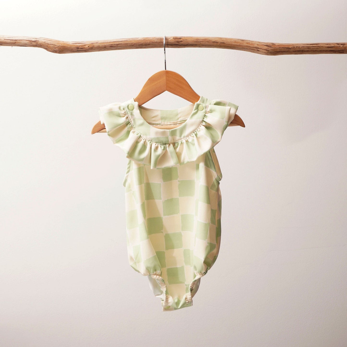 Green square onesie